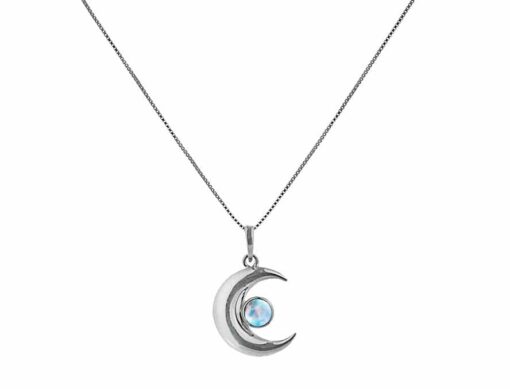 Colgante Selene Piedra Luna ago