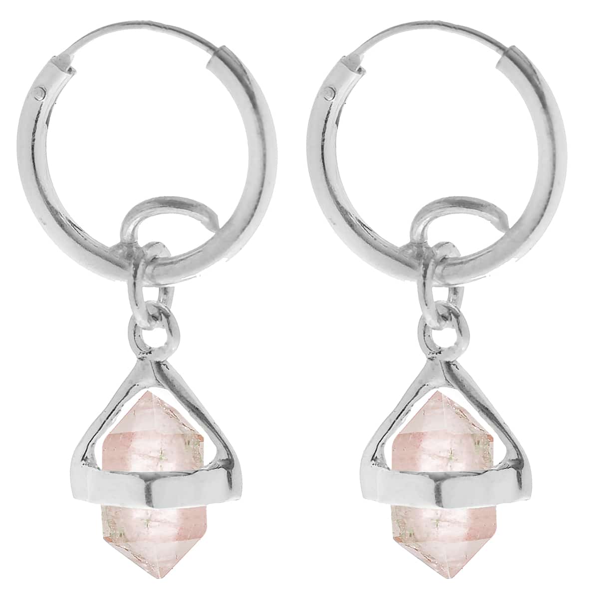 Argolla Vibrar Cuarzo Rosa