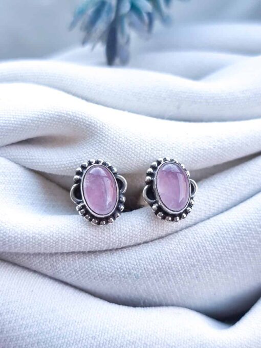 Aros Lucy Cuarzo Rosa