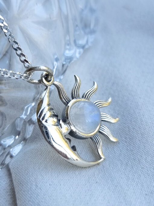 Colgante Sun & Moon Piedra Luna