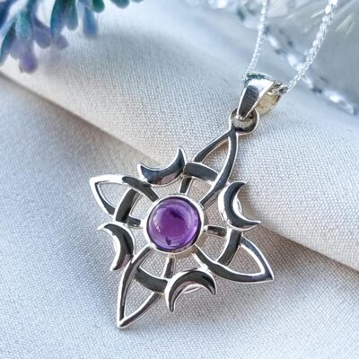 Colgante Nudo de Brujas Amatista