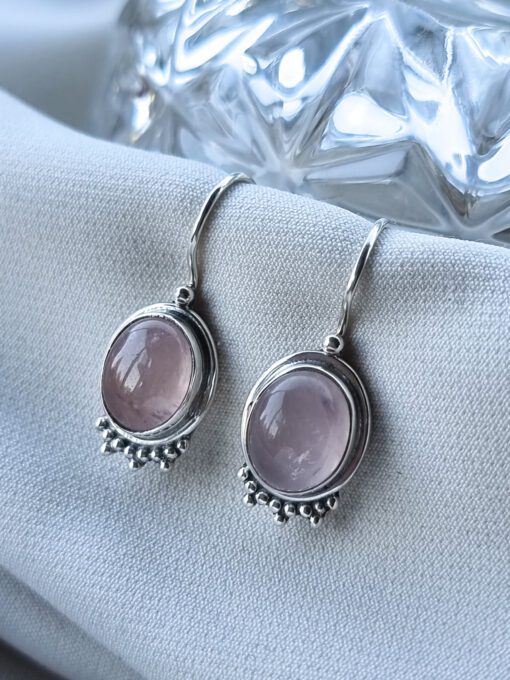 Aros Antonia Cuarzo Rosa