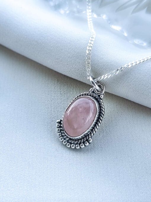 Colgante Seri Cuarzo Rosa