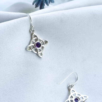 Alternative view of Aros Nudo de Brujas Amatista