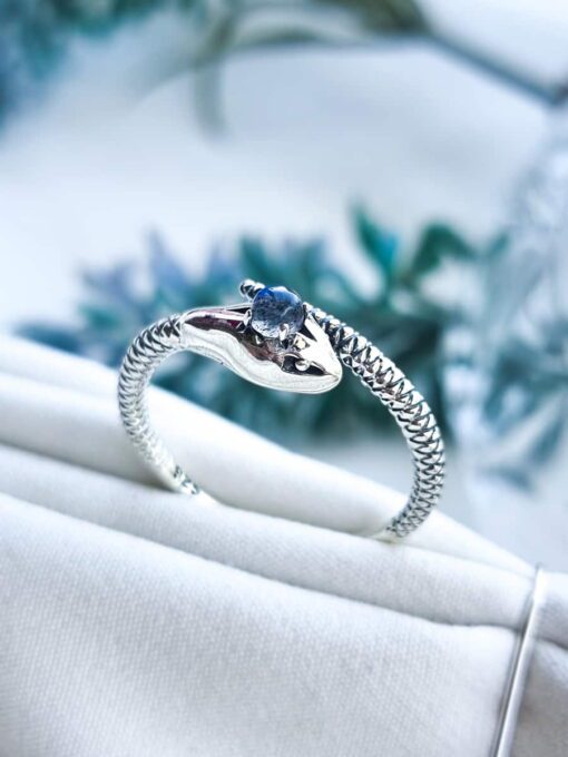 Anillo Serpiente Labradorita
