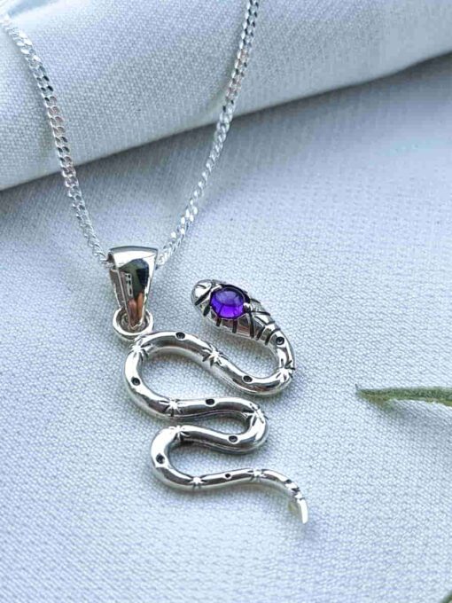 Colgante Serpiente Amatista