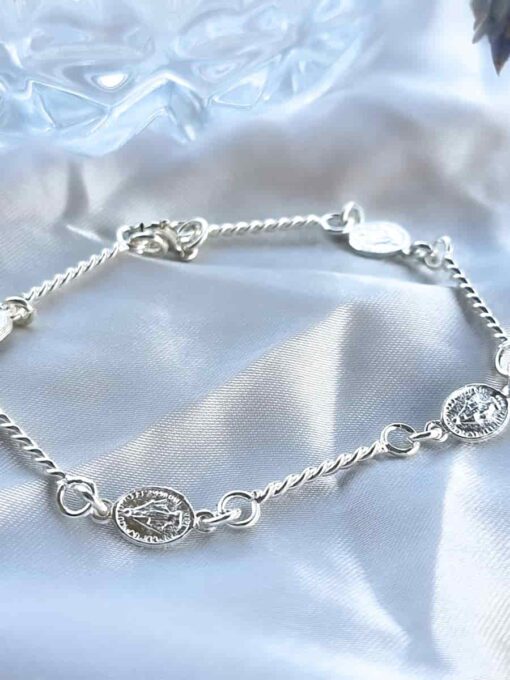 Pulsera Virgen de los Rayos (Virgen Milagrosa)