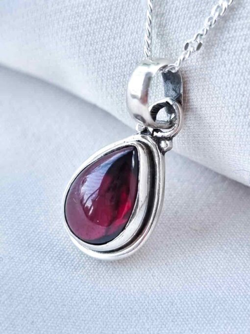Colgante Gota Granate