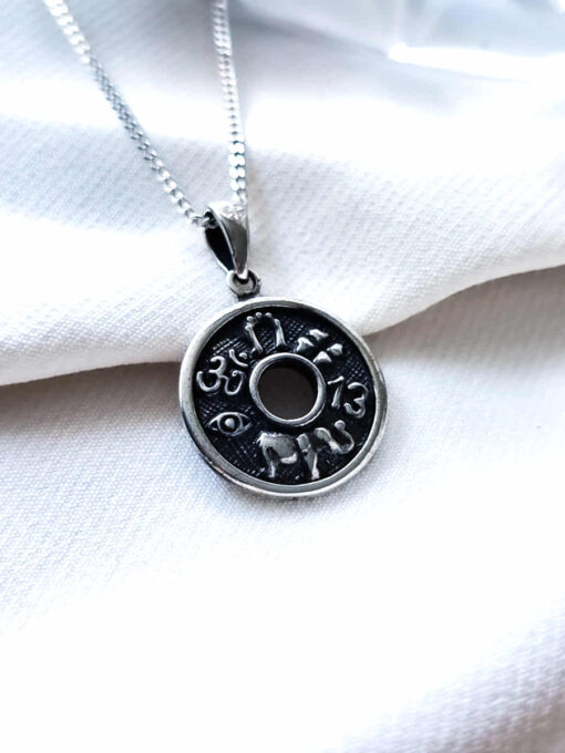 Colgante 6 amuletos de Protección, Suerte y Buena Fortuna