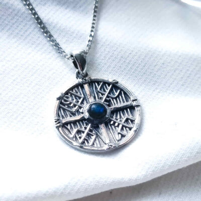 colgante-brujula-vegvísir-labradorita