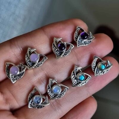 Aros Triqueta con piedras