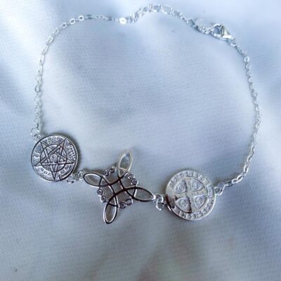 Pulsera Nudo de Bruja, Tetragramaton y San Benito (7)